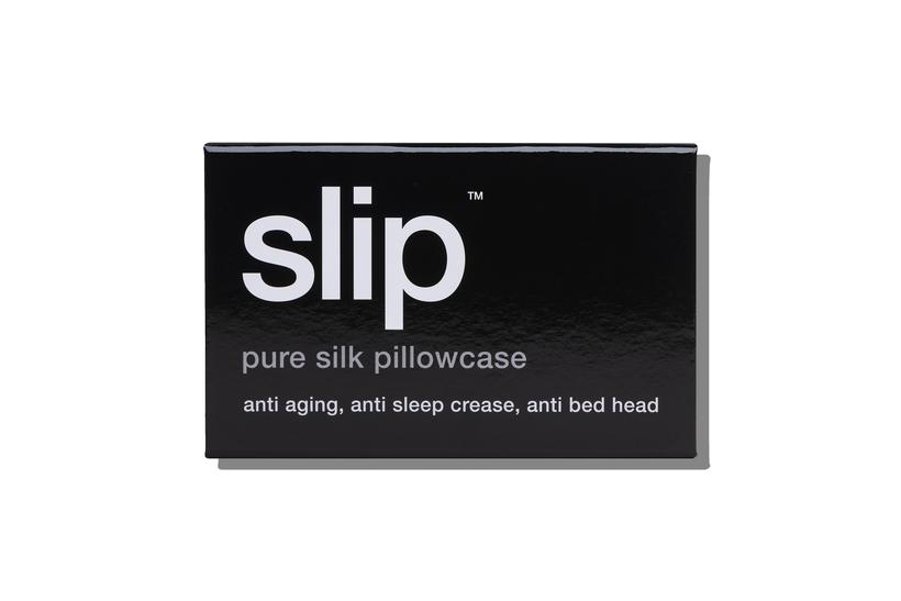 Slip Black Silk Pillowcase
